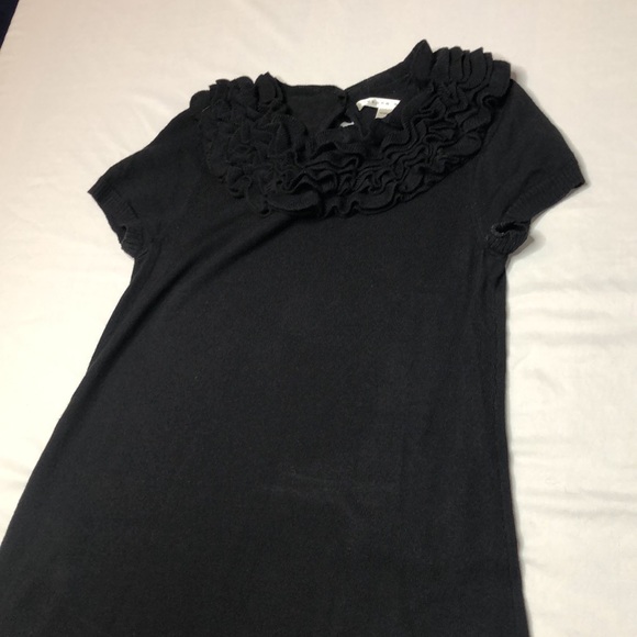 Susana Monaco Womens Black Extra Fine Merino Wool Sweater Dress - Picture 11 of 12